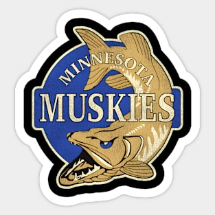 Minnesota Muskies Basketball Team Sticker